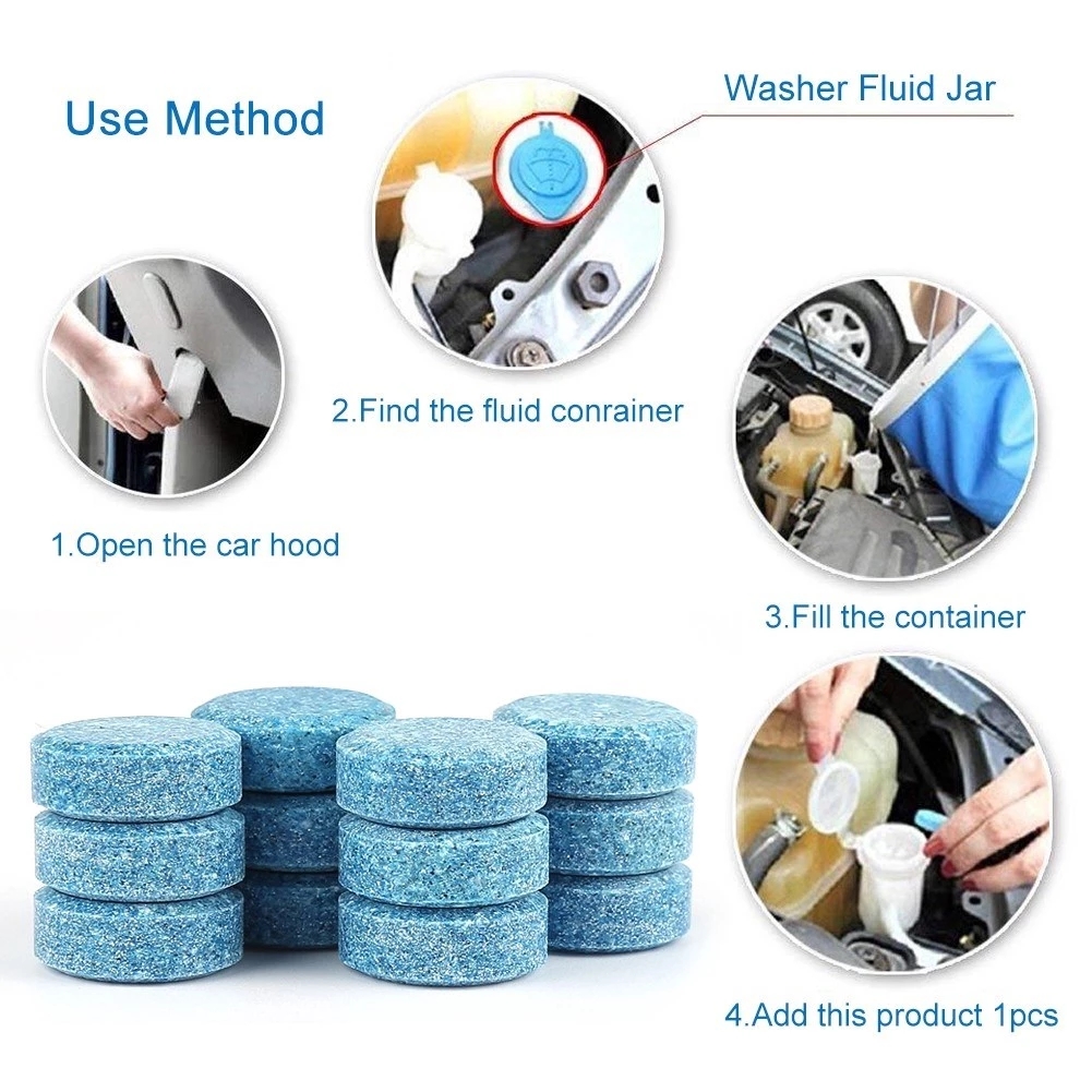 Car Windscreen Solid Cleaner Tablets Car Windscreen Solid Cleaner Tablets