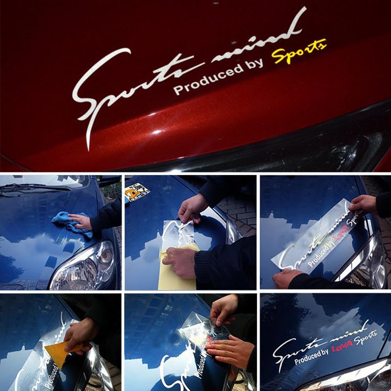 Sport Letter Car Stickers Emblem Badge