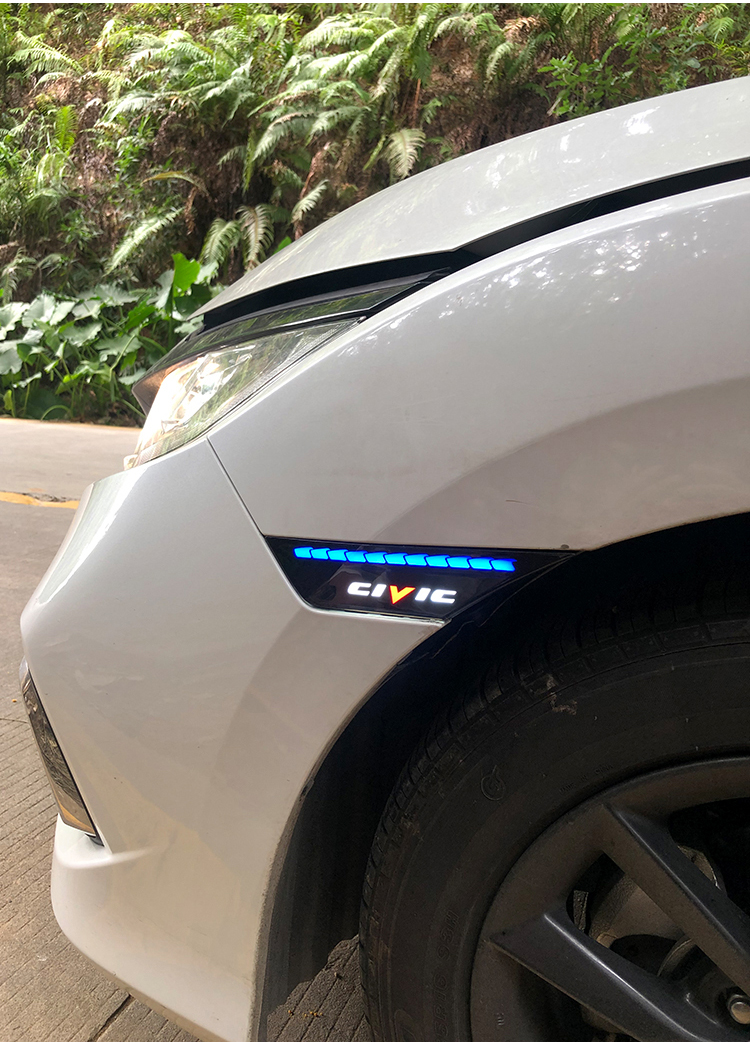 civic modified Fender lamp driving lamp steering streamer lamp.