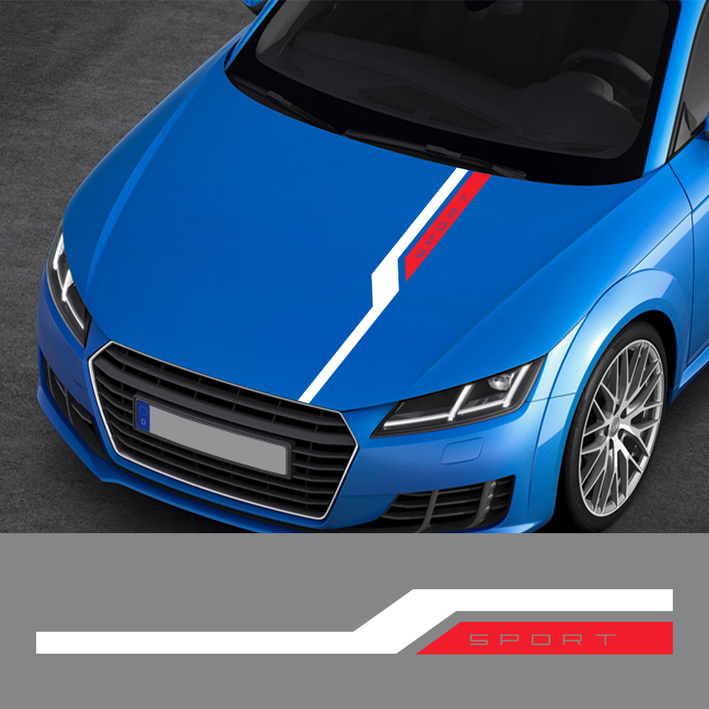 Car Hood Bonnet Sticker For Audi BMW Nissan Toyota Jeep Hyundai Ford Kia Honda Renault Subaru Graphics Sport Auto Decor Decal Car Hood Bonnet Sticker For Audi BMW Nissan Toyota Jeep Hyundai Ford Kia Honda Renault Subaru Graphics Sport Auto Decor Decal